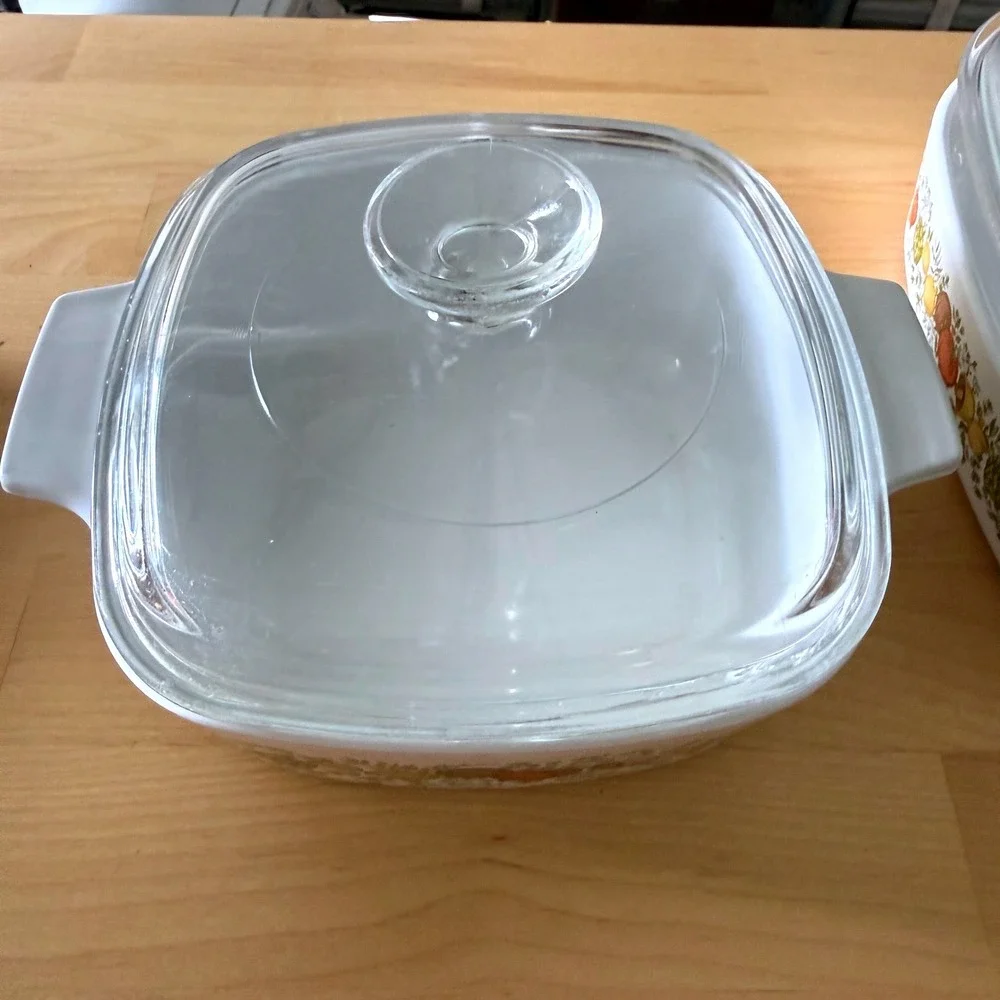 Corning Ware Spice‎ O' Life Casserole Dish Set L'Echalote Le Persil GrandmaCore